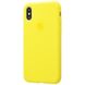 Чохол Silicone Case Full для iPhone X | XS Canary Yellow купити