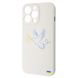 Чехол WAVE Ukraine Edition Case with MagSafe для iPhone 13 PRO Dove of peace Antique White