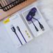 Кабель Baseus C-Shaped Light Intelligent Power-Off Lightning 2.4A (1m) Purple