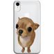 Чохол прозорий Print Dogs для iPhone XR Dog Chihuahua Light-Brown купити