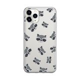 Чохол прозорий Print Animals для iPhone 15 PRO MAX Raccoon - 1