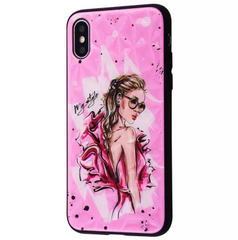 Чехол WAVE Perfomance Case для iPhone XS MAX Lips Girl Pink купить