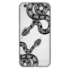 Чохол прозорий Print Snake для iPhone 6 Plus | 6s Plus Python купити
