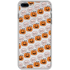 Чохол прозорий Print Halloween для iPhone 7 Plus | 8 Plus Pumpkin Orange купити