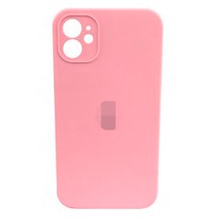 Чохол Silicone Case FULL+Camera Square для iPhone 11 Light pink купити