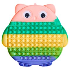 Pop-It іграшка BIG Owl (Сова) 30/29см Pink Sand/Glycine купити