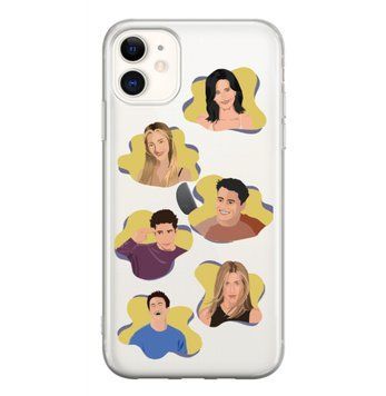 Чохол прозорий Print FRIENDS для iPhone 11 Smile - ash-mobile.com.ua - фото 1