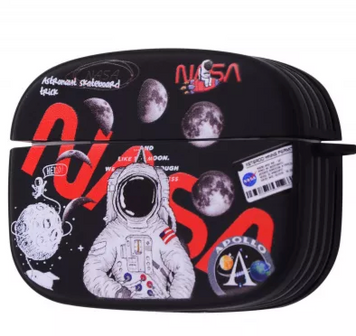 Чохол Brand Design Case для AirPods PRO Nasa Black - ash-mobile.com.ua - фото 1