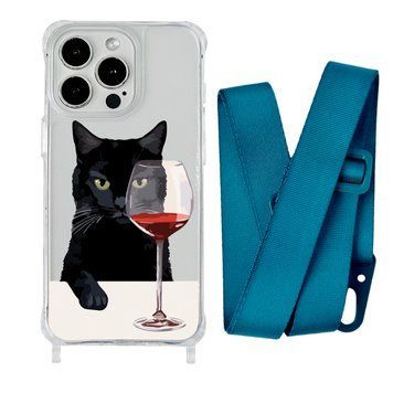 Чехол прозрачный с ремешком Print Mood swings для iPhone 7 | 8 | SE 2 | SE 3 Cat Wine/Forest Green - ash-mobile.com.ua - фото 1