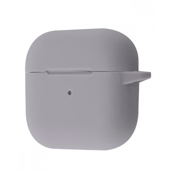 Чехол с микрофиброй для AirPods 1 | 2 Gray - ash-mobile.com.ua - фото 1