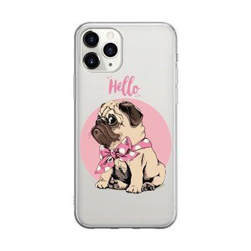 Чохол прозорий Print Dogs для iPhone 12 PRO MAX Hello Pug - ash-mobile.com.ua - фото 1