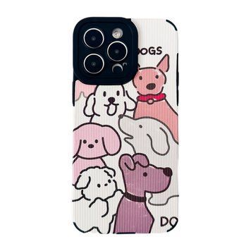 Чехол Ribbed Case для iPhone 12 PRO MAX Dogs - ash-mobile.com.ua - фото 1