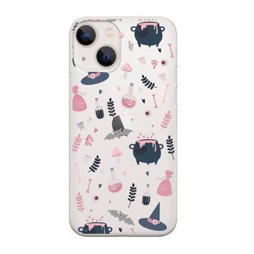 Чохол прозорий Print Halloween для iPhone 15 Plus Potion Pink - ash-mobile.com.ua - фото 1