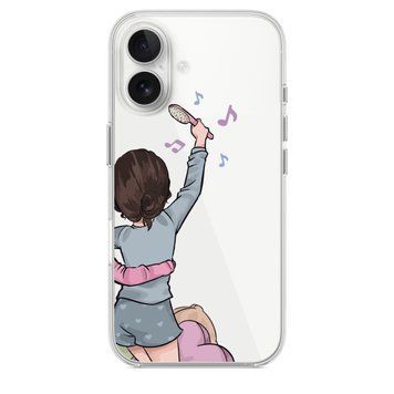 Чохол прозорий Print Home Girls для iPhone 17 Air Blue
