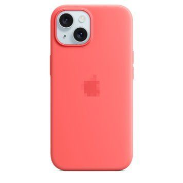 Чехол Silicone Case Full OEM+MagSafe для iPhone 15 Guava - ash-mobile.com.ua - фото 1