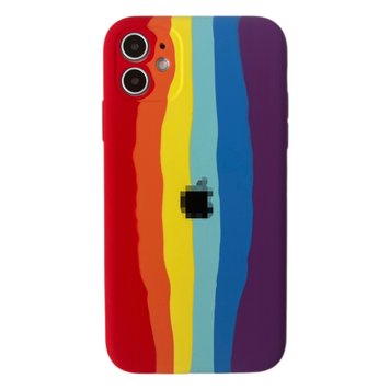 Чохол Rainbow FULL+CAMERA Case для iPhone 13 PRO MAX Red/Purple - ash-mobile.com.ua - фото 1