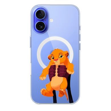 Чехол прозрачный Print Lion King with MagSafe для iPhone 17 Air Simba King