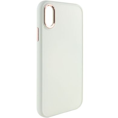 Чехол TPU Bonbon Metal Style Case для iPhone XR White купить