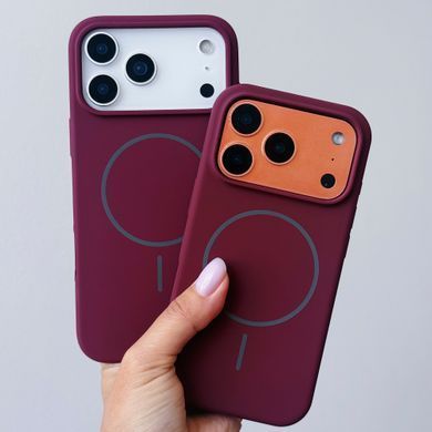 Чохол Silicone Slim with MagSafe для iPhone 18 PRO Black