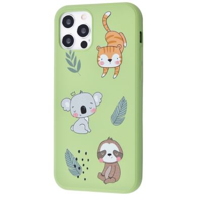 Чохол WAVE Fancy Case для iPhone 12 | 12 PRO Animals Green - ash-mobile.com.ua - фото 1