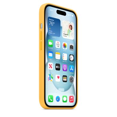 Чохол Silicone Case Full OEM для iPhone 15 Plus Sunshine