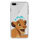 Чехол прозрачный Print Lion King для iPhone 7 Plus | 8 Plus Simba Love Blue купить