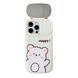 Чехол с закрытой камерой для iPhone 13 PRO Happy Bear Antique White