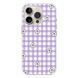 Чехол прозрачный Print Flower Color with MagSafe для iPhone 16 PRO MAX Flower Purple - ash-mobile.com.ua - фото 1