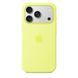 Чехол Silicone Case with MagSafe OEM для iPhone 17 PRO Neon Yellow