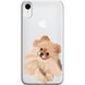 Чохол прозорий Print Dogs для iPhone XR Dog Spitz Light-Brown купити
