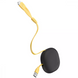 Кабель Baseus Lets Go Little Reunion One-Way Stretchable 3 in 1 USB (Micro-USB+Lightning+Type-C) 3A (0.85m) Yellow