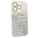 Чохол AITO PU-Leather Leopard Case для iPhone 16 PRO MAX White - ash-mobile.com.ua - фото 1
