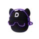 Чехол 3D для AirPods 1 | 2 Hip-Hop Bulldog Black/Purple