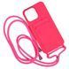 Чехол Colorful Pocket Strap для iPhone 14 PRO MAX Electrik Pink