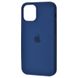 Чехол Silicone Case Full для iPhone 12 MINI Blue Cobalt