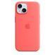 Чехол Silicone Case Full OEM+MagSafe для iPhone 15 Guava - ash-mobile.com.ua - фото 1