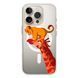 Чохол прозорий Print Lion King with MagSafe для iPhone 16e | 17e Giraffe/Simba - ash-mobile.com.ua - фото 1