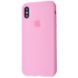Чехол Silicone Case Full для iPhone X | XS Light Pink
