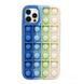Чехол Pop-It Case для iPhone 12 | 12 PRO Ocean Blue/White купить