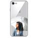 Чохол прозорий Print AUTUMN для iPhone 7 | 8 | SE 2 | SE 3 Girl White Umbrella купити