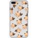 Чехол прозрачный Print Animals для iPhone 7 Plus | 8 Plus Pug - ash-mobile.com.ua - фото 1