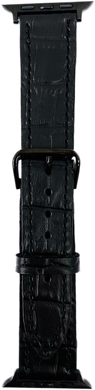 Ремінець з натуральної шкіри для Apple Watch 38/40/41 mm Black