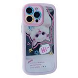 Чохол Cute Cat Mirror Case для iPhone 14 PRO MAX Pink - ash-mobile.com.ua - фото 1