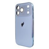 Чехол AG-PC Glass для iPhone 17 PRO MAX Blue
