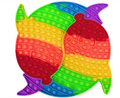 Pop-It игрушка SUPER BIG Two Dolphin (Дельфин) 38/39,5см Purple/Green/Yellow/Red купить