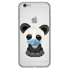 Чохол прозорий Print Animals для iPhone 6 | 6s Panda купити