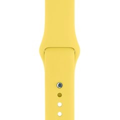 Ремешок Silicone Sport Band для Apple Watch 42mm | 44mm | 45mm | 49mm Canary Yellow розмір S купить