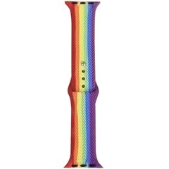 Ремешок Braided Rainbow для Apple Watch 42/44/45/49 mm Red/Purple