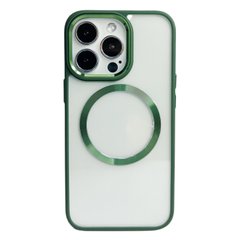 Чехол Matte Frame MagSafe для iPhone 13 PRO Green