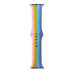 Ремінець Rainbow для Apple Watch 38/40/41 mm Glycine/Pink
